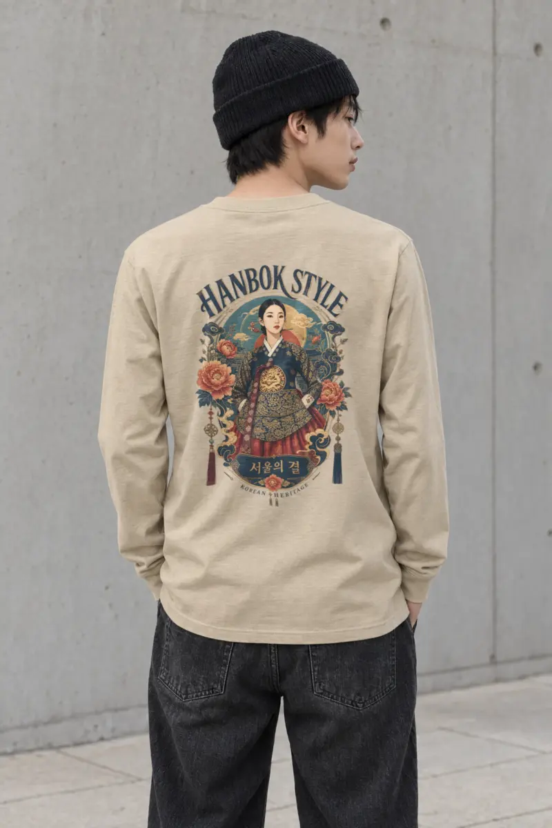 "Hanbok Style" Unisex Longsleeve T-shirt
