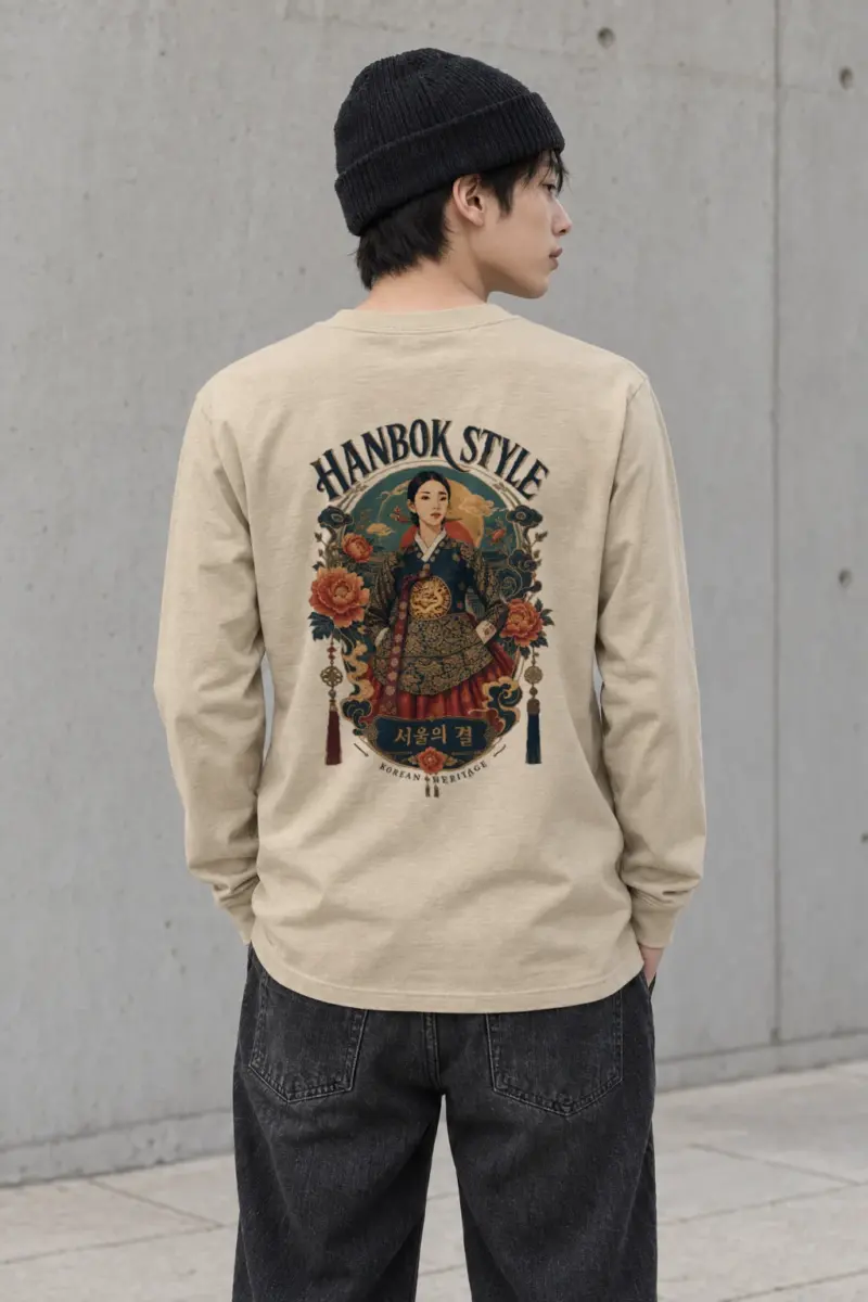 "Hanbok Style" Unisex Longsleeve T-shirt