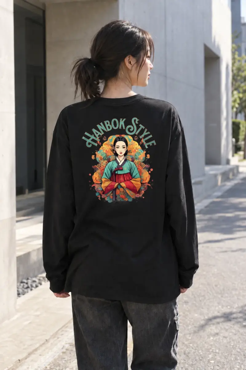 "Hanbok Style" Unisex Longsleeve T-shirt | Gildan 2400