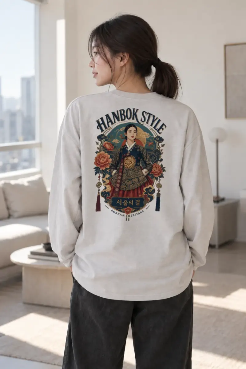 "Hanbok Style" Unisex Longsleeve T-shirt | Gildan 2400