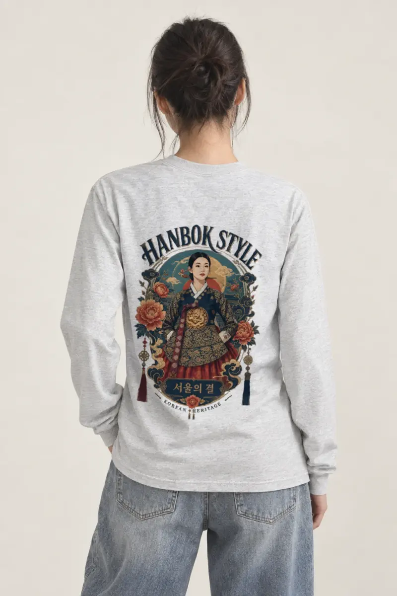 "Hanbok Style" Unisex Longsleeve T-shirt