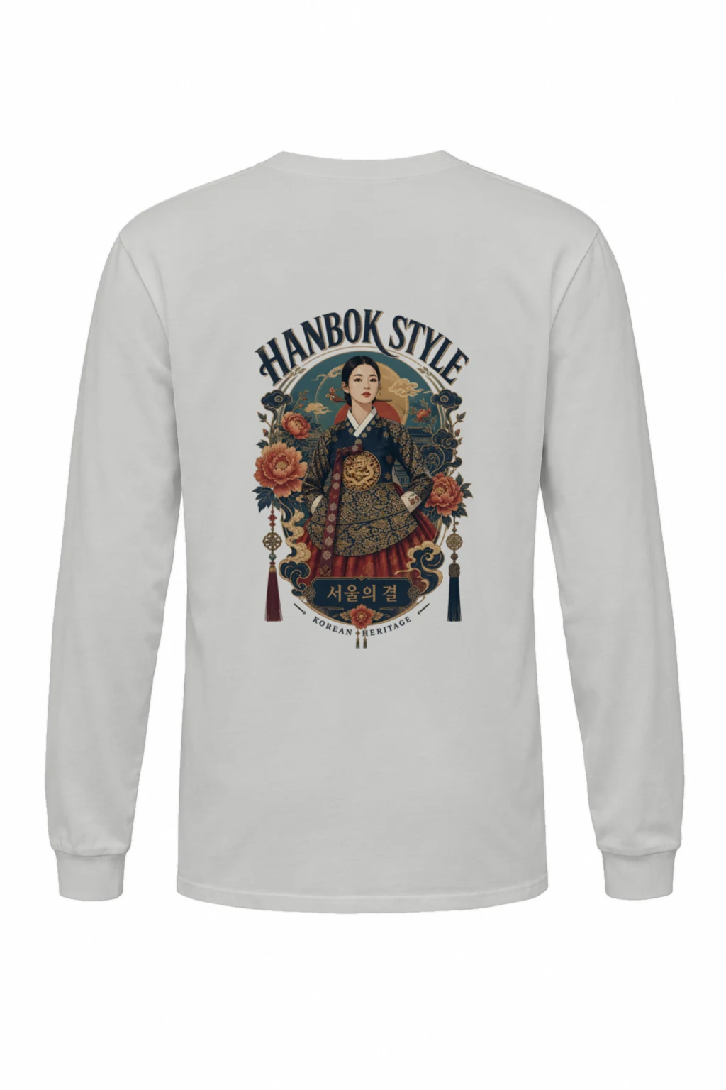 "Hanbok Style" Unisex Longsleeve T-shirt | Gildan 2400