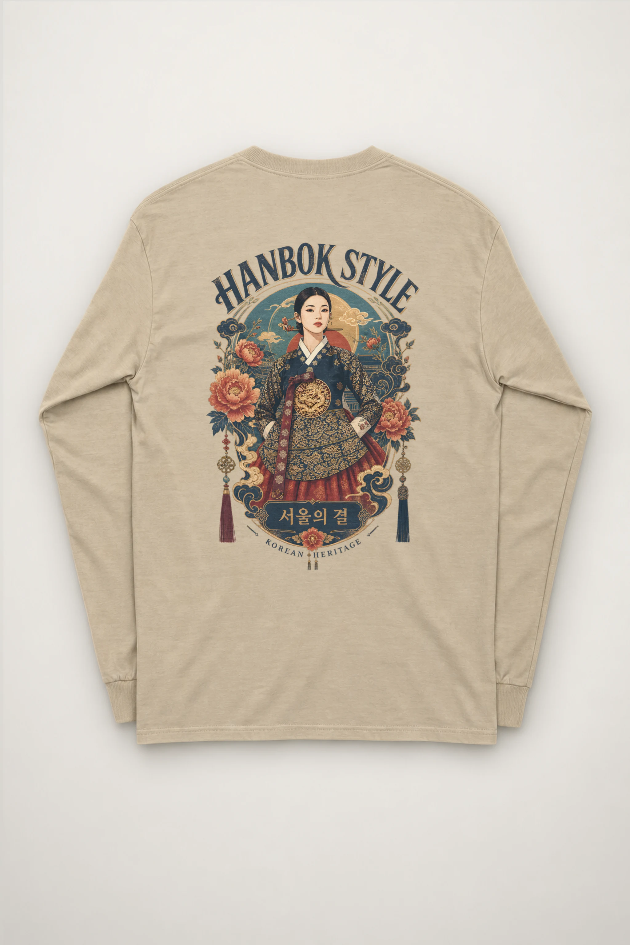 "Hanbok Style" Unisex Longsleeve T-shirt