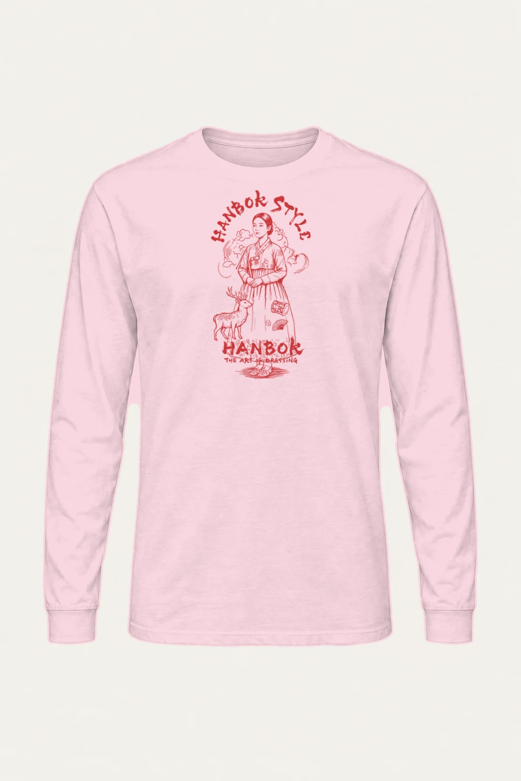 "Hanbok Style" Unisex Longsleeve T-shirt | Gildan 2400