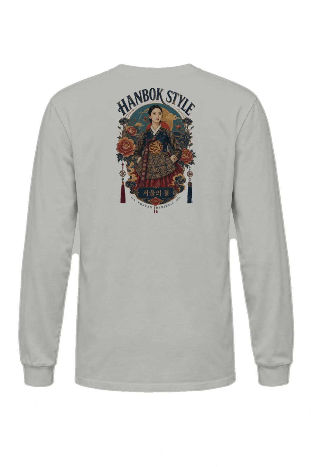 "Hanbok Style" Unisex Longsleeve T-shirt | Gildan 2400