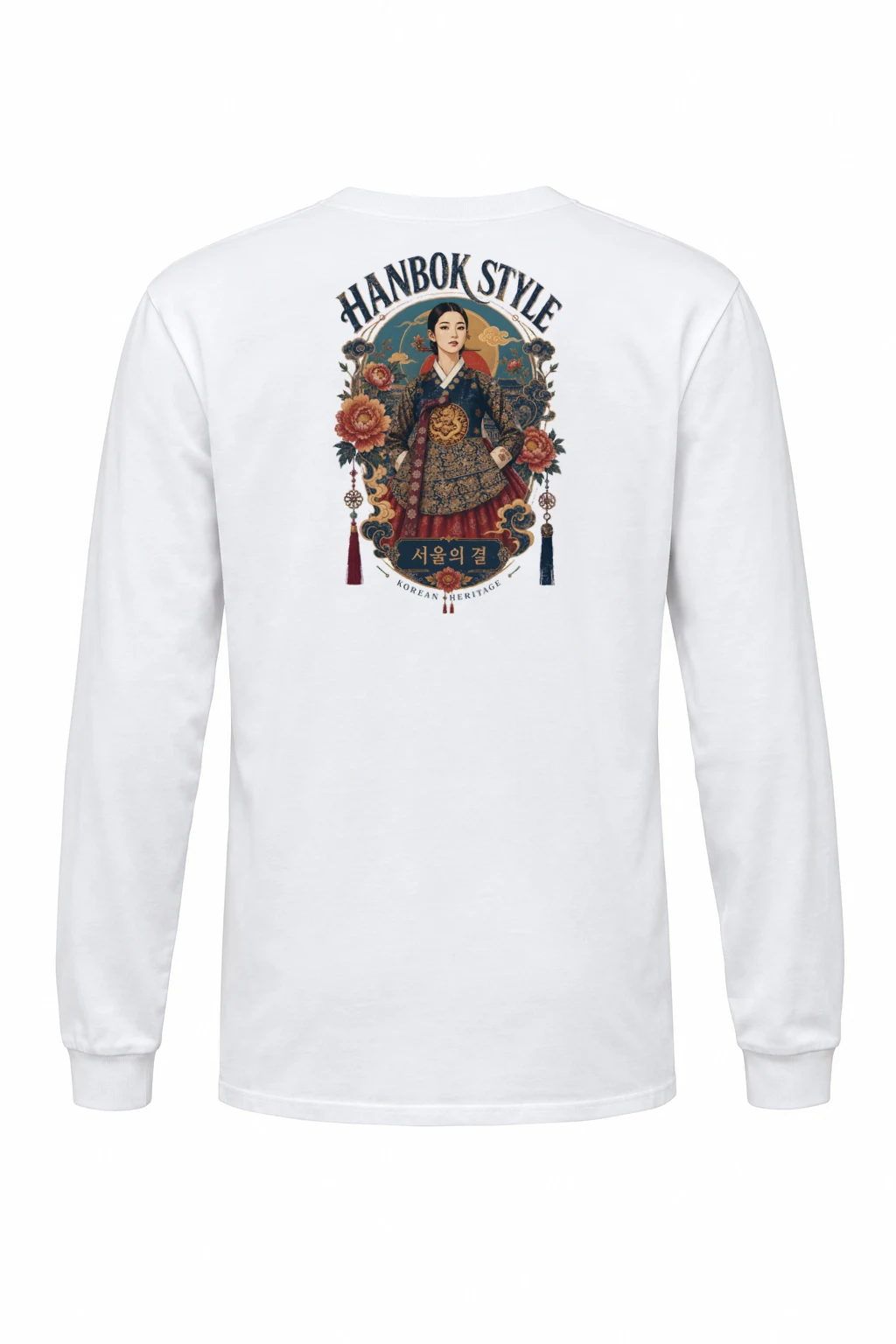 "Hanbok Style" Unisex Longsleeve T-shirt | Gildan 2400