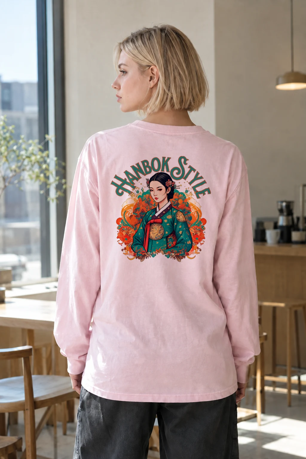 "Hanbok Style" Unisex Longsleeve T-shirt | Gildan 2400