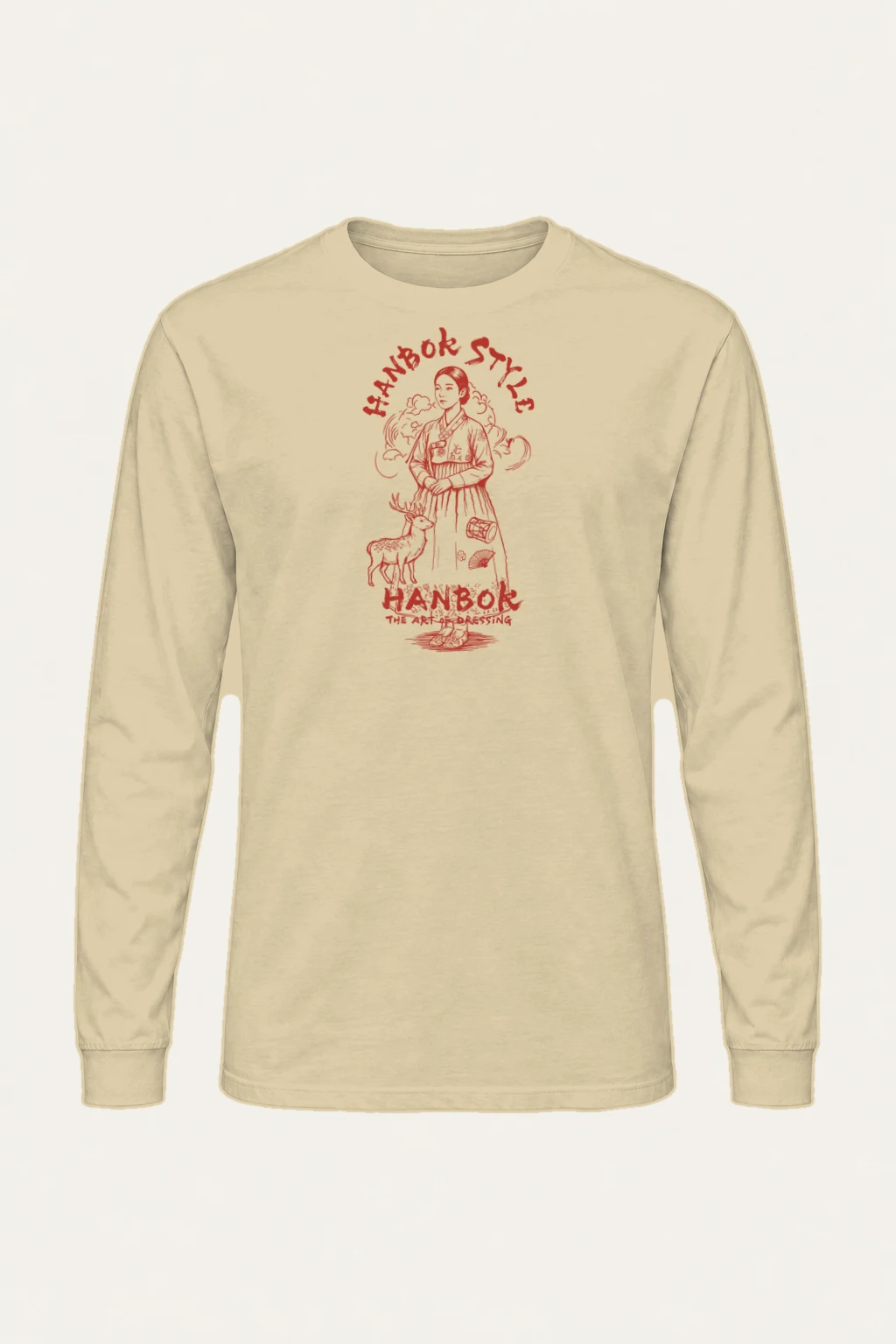"Hanbok Style" Unisex Longsleeve T-shirt | Gildan 2400