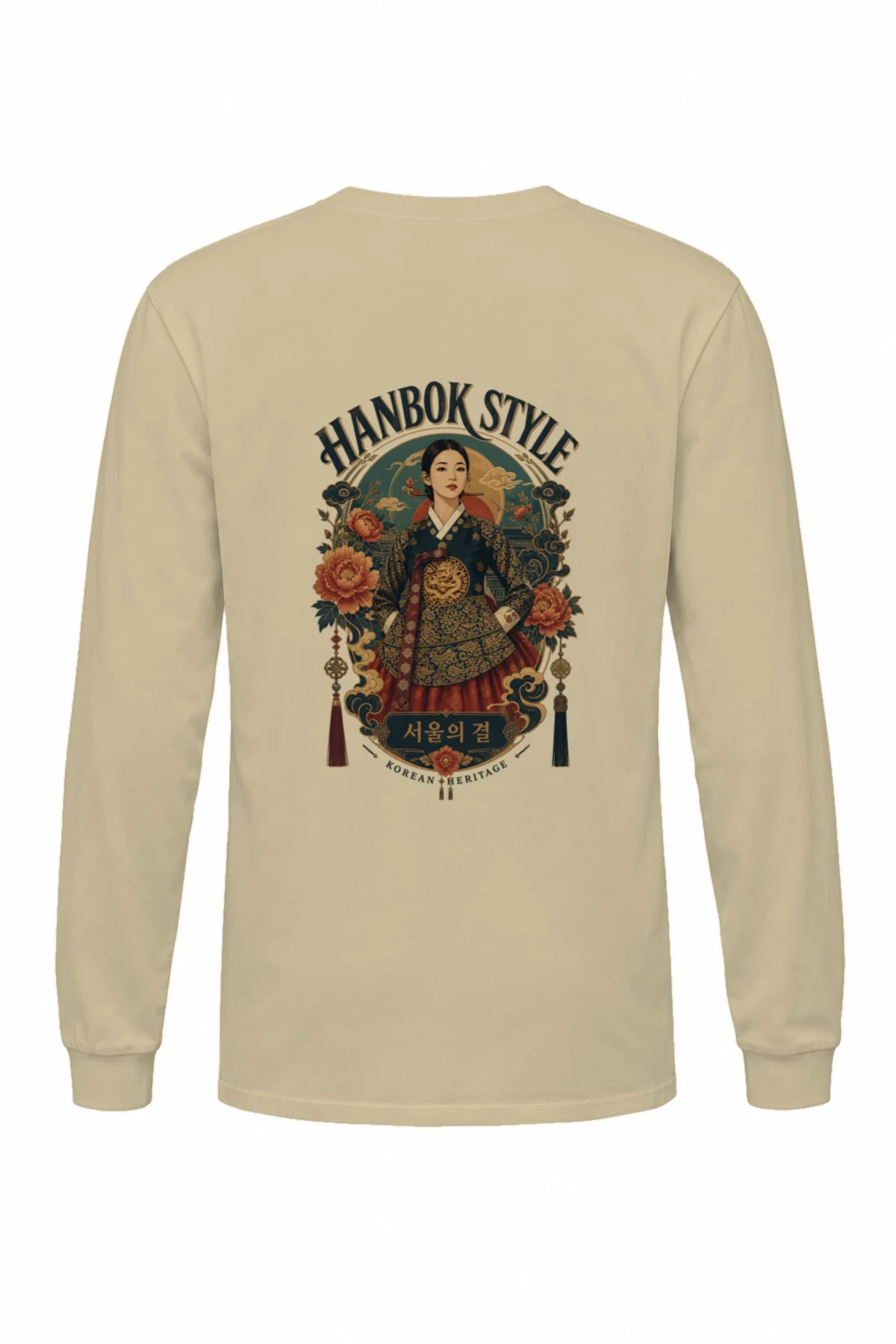 "Hanbok Style" Unisex Longsleeve T-shirt | Gildan 2400