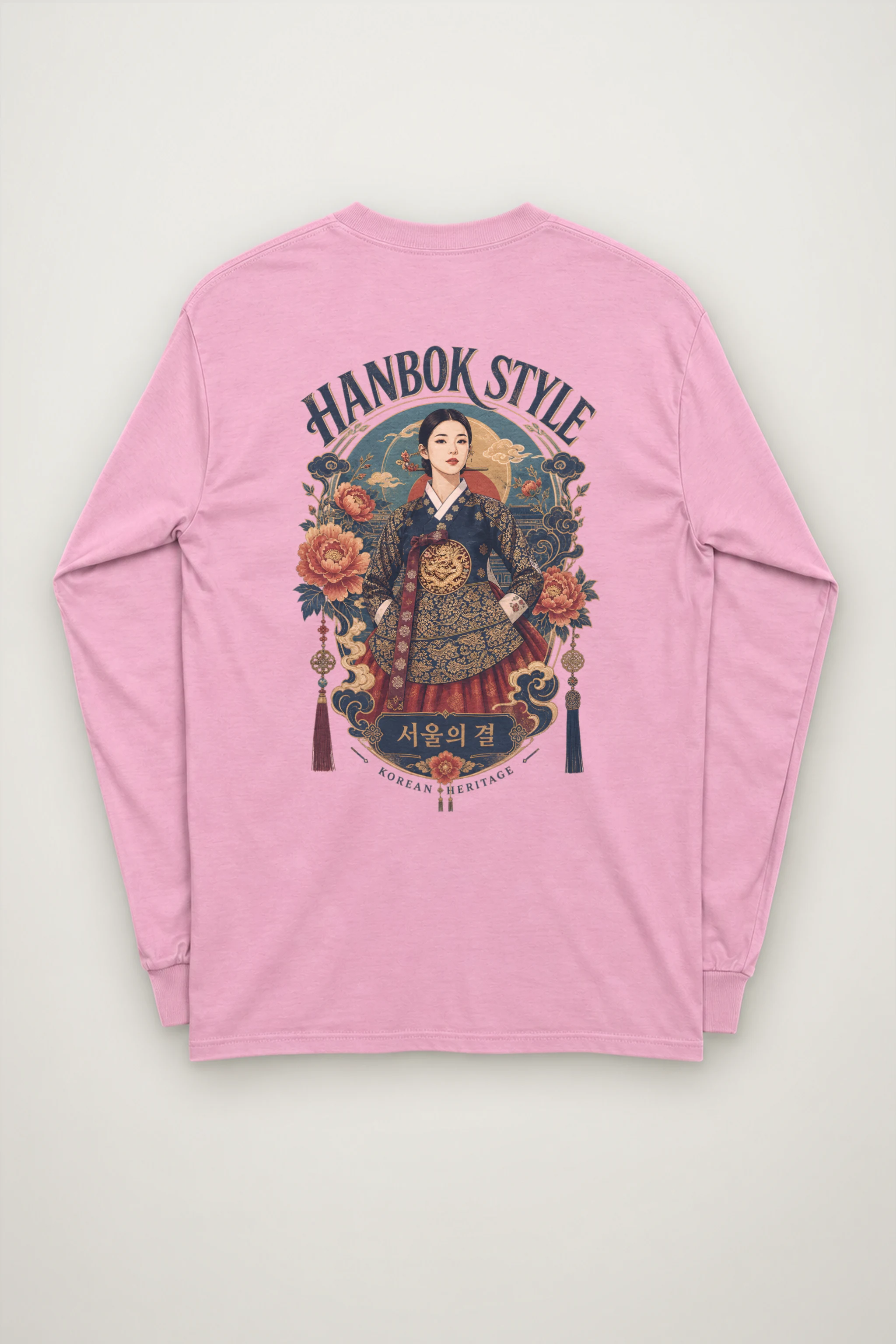 "Hanbok Style" Unisex Longsleeve T-shirt