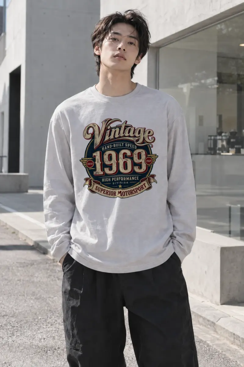 "Hand-Built Speed" Unisex Longsleeve T-shirt | Gildan 2400