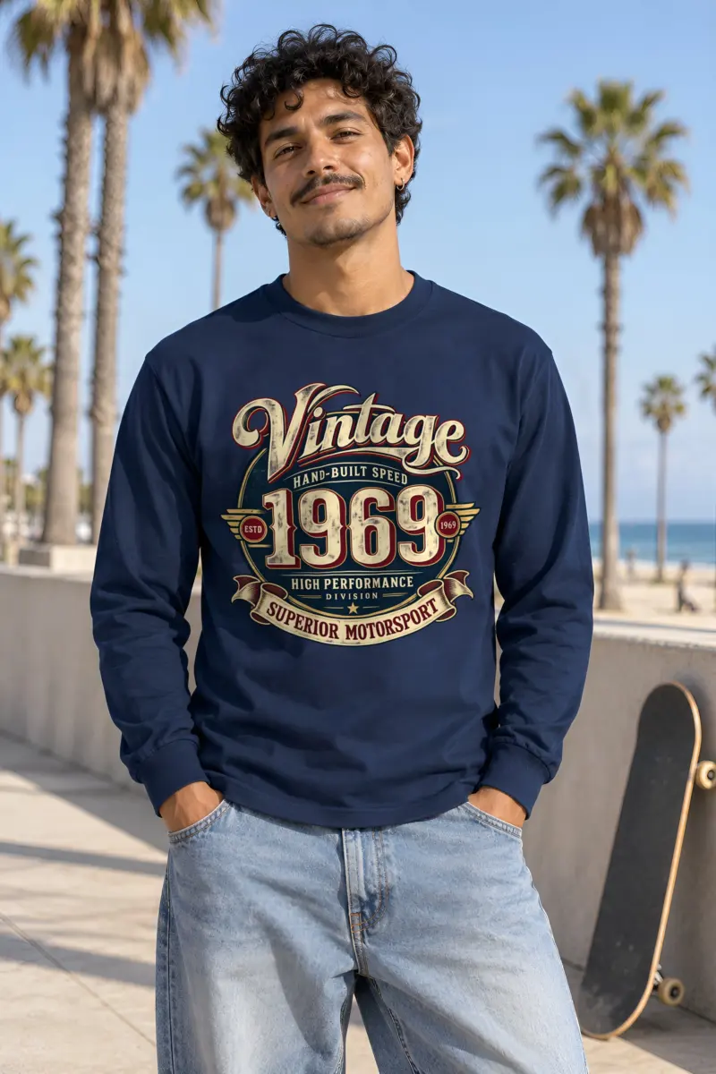 "Hand-Built Speed" Unisex Longsleeve T-shirt