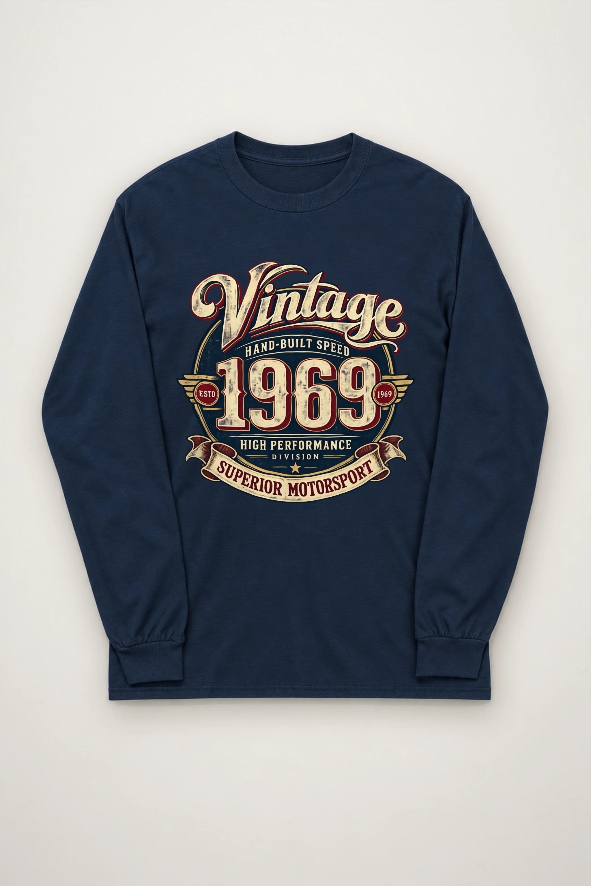 "Hand-Built Speed" Unisex Longsleeve T-shirt