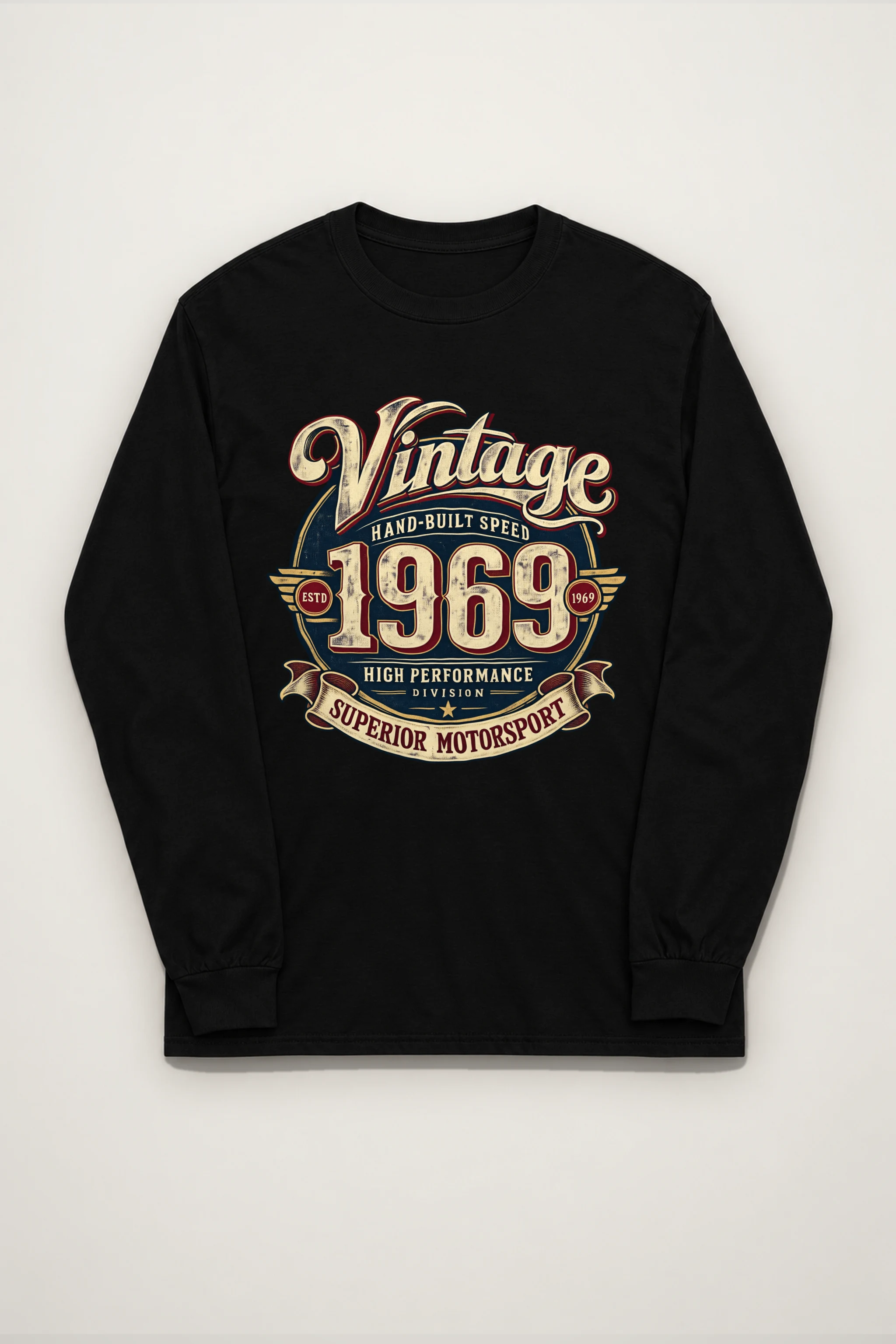 "Hand-Built Speed" Unisex Longsleeve T-shirt