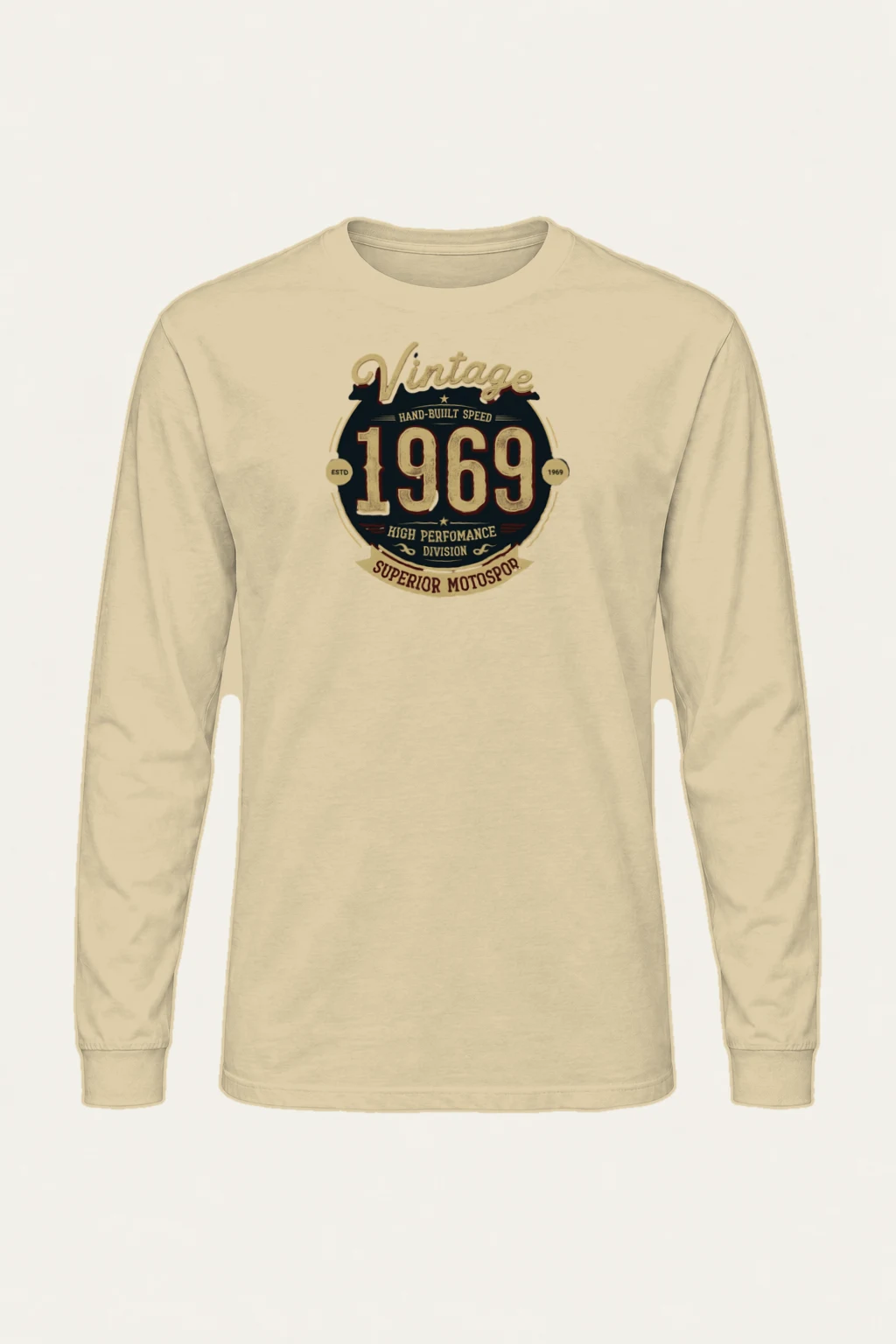 "Hand-Built Speed" Unisex Longsleeve T-shirt | Gildan 2400
