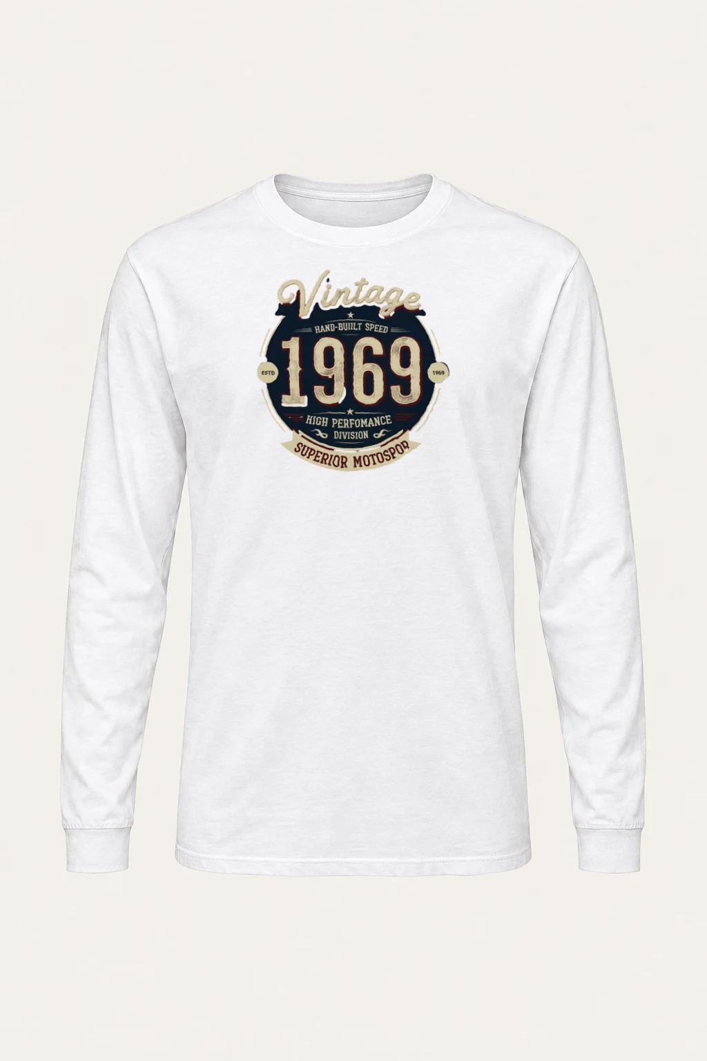 "Hand-Built Speed" Unisex Longsleeve T-shirt | Gildan 2400