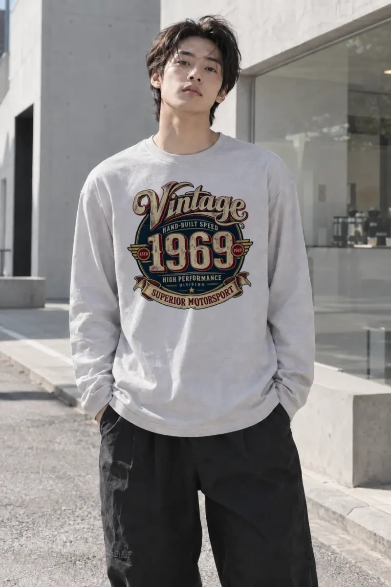 "Hand-Built Speed" Unisex Longsleeve T-shirt | Gildan 2400