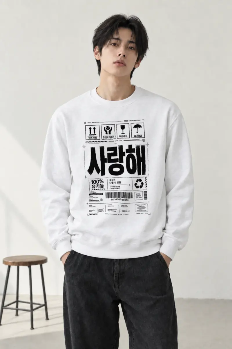 "Handle With Love" Heavy Blend Unisex Crewneck Sweatshirt