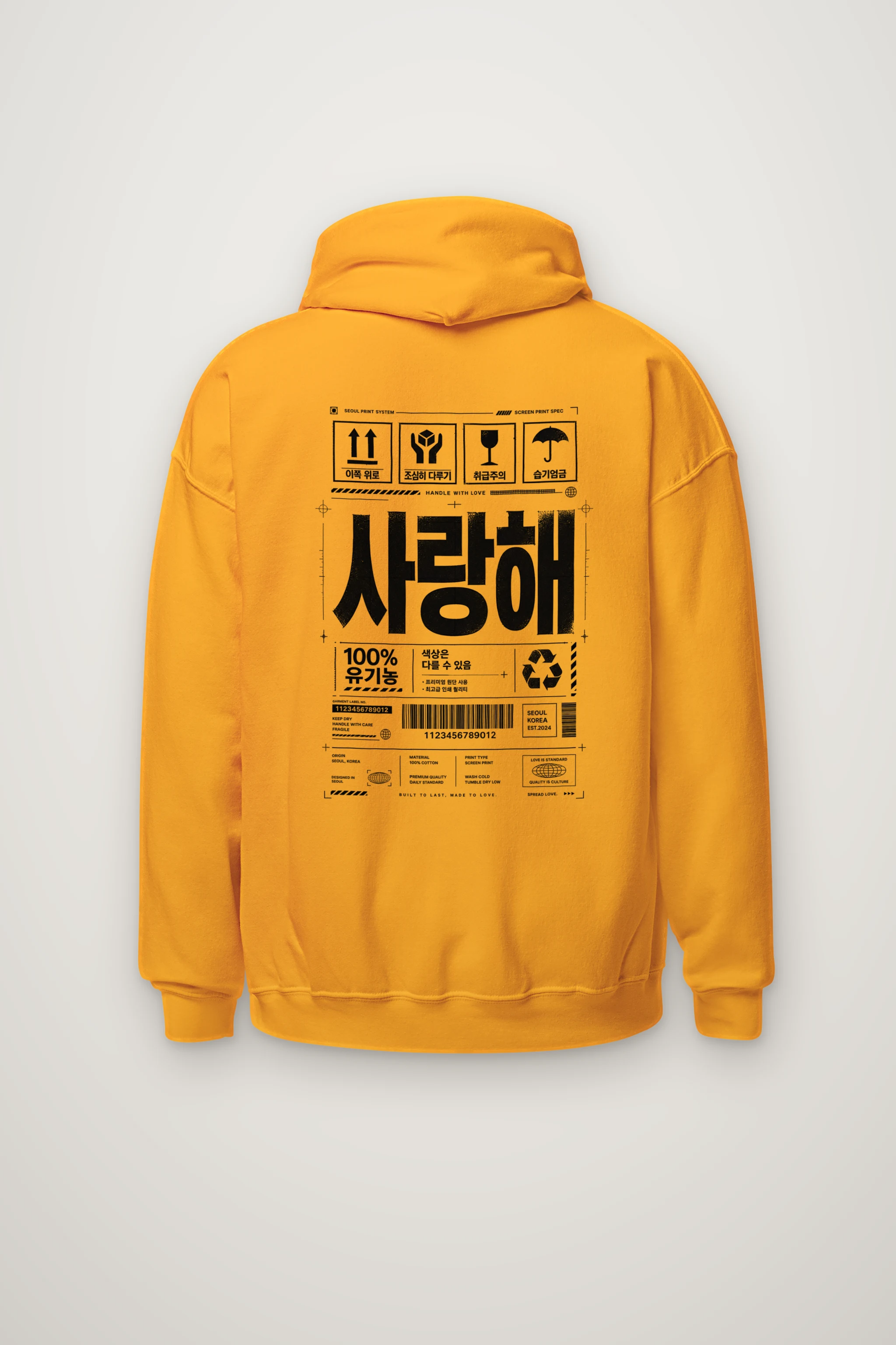 "Handle With Love" Heavy Blend Unisex Pullover Hoodie