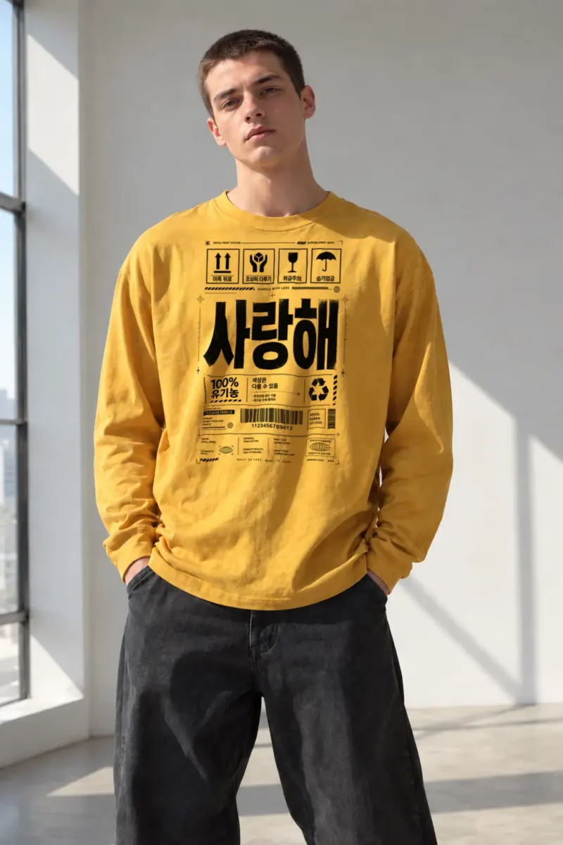 "Handle With Love" Unisex Longsleeve T-shirt | Gildan 2400