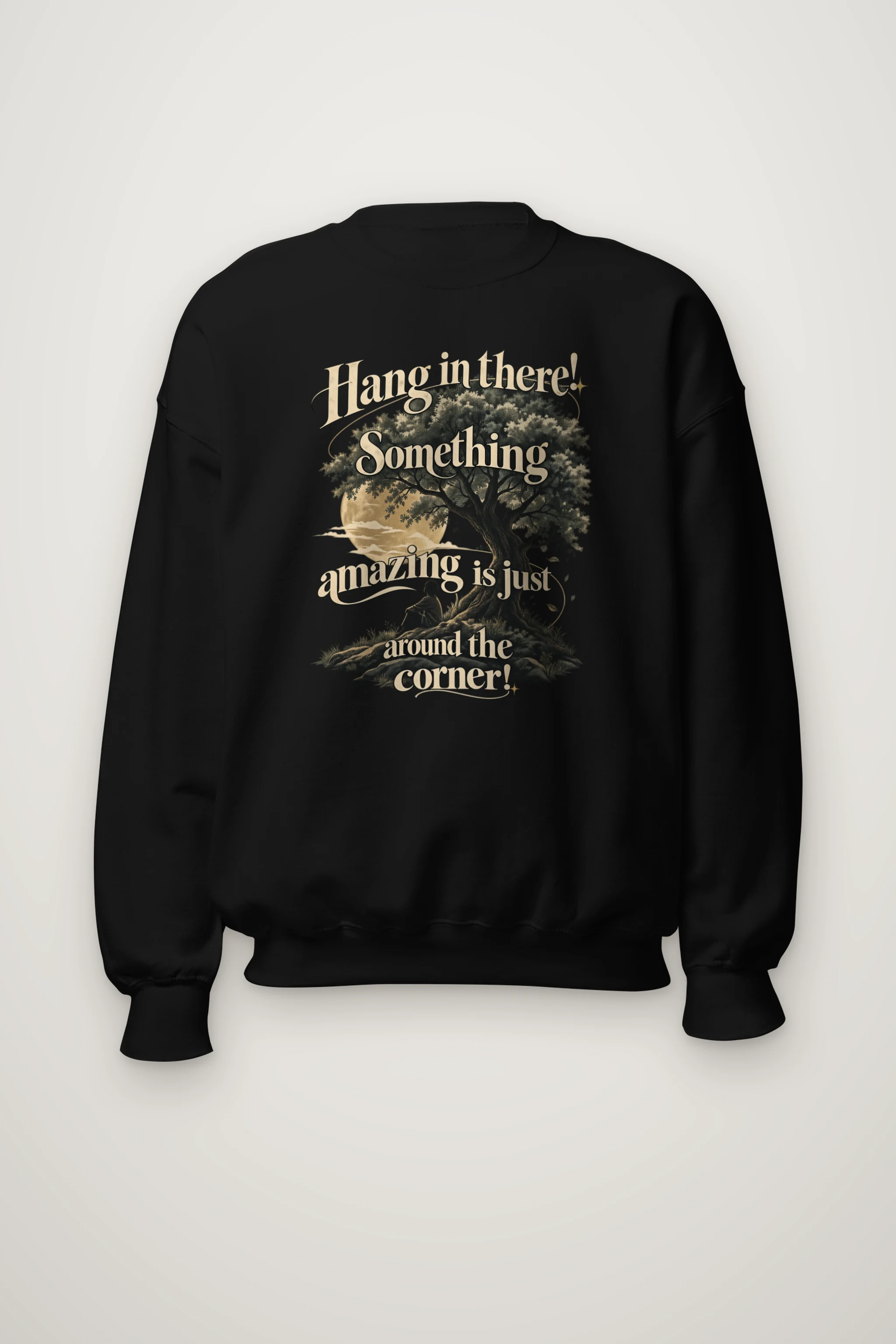 "Hang In There" Heavy Blend Unisex Crewneck Sweatshirt