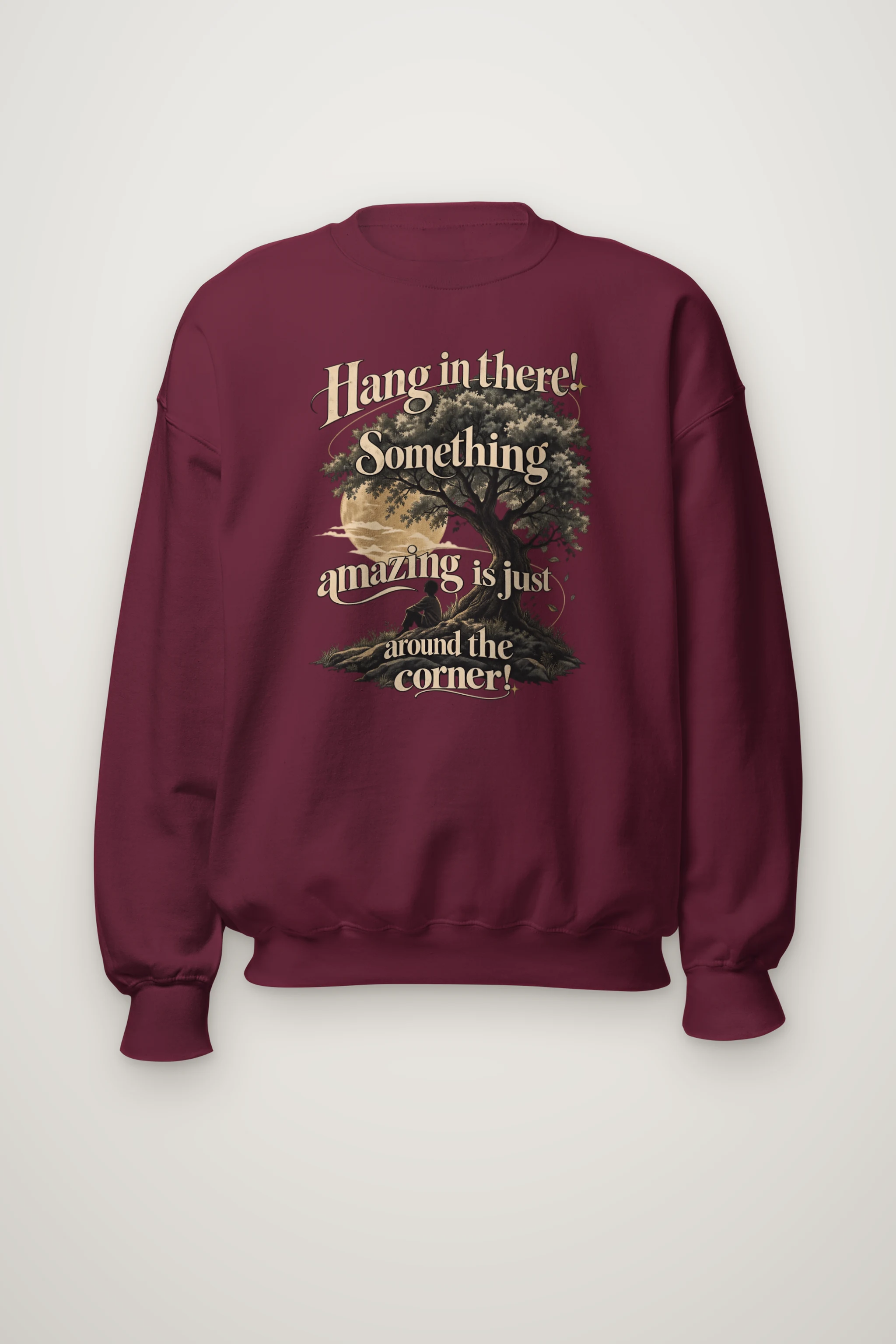 "Hang In There" Heavy Blend Unisex Crewneck Sweatshirt