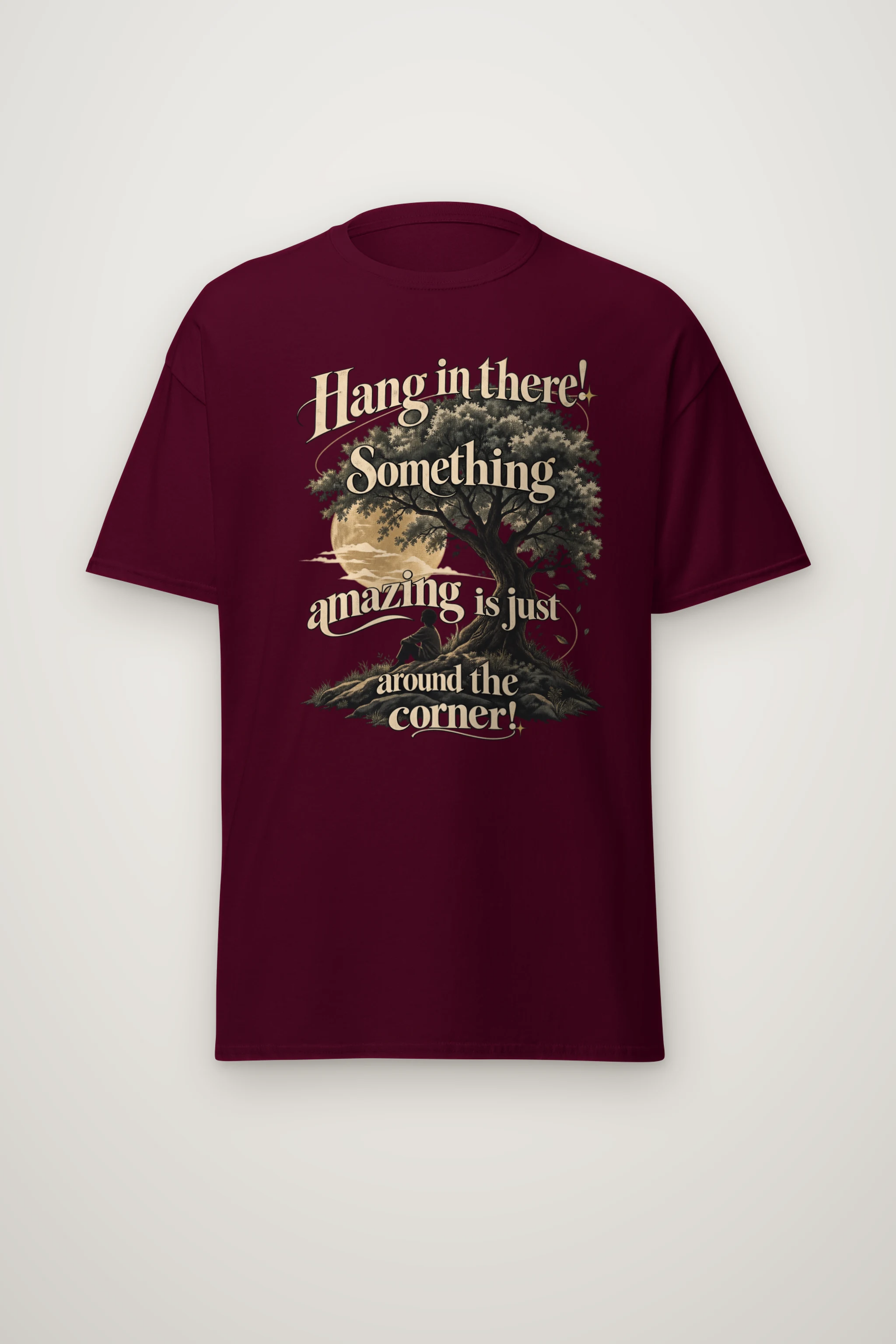 "Hang In There" Heavyweight Unisex Crewneck T-shirt