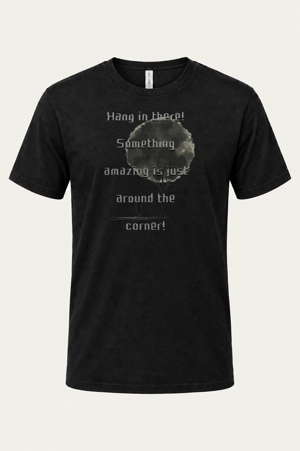 "Hang In There" Heavyweight Unisex Crewneck T-shirt | Gildan 5000
