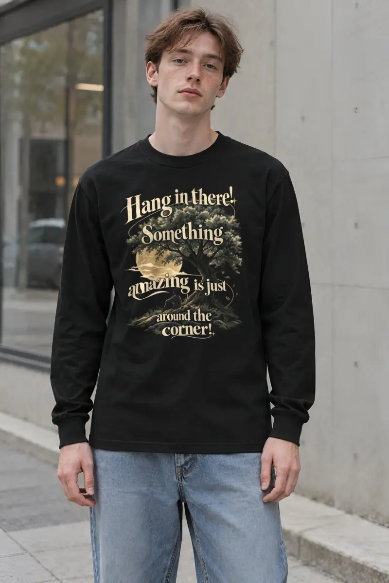 "Hang In There" Unisex Longsleeve T-shirt