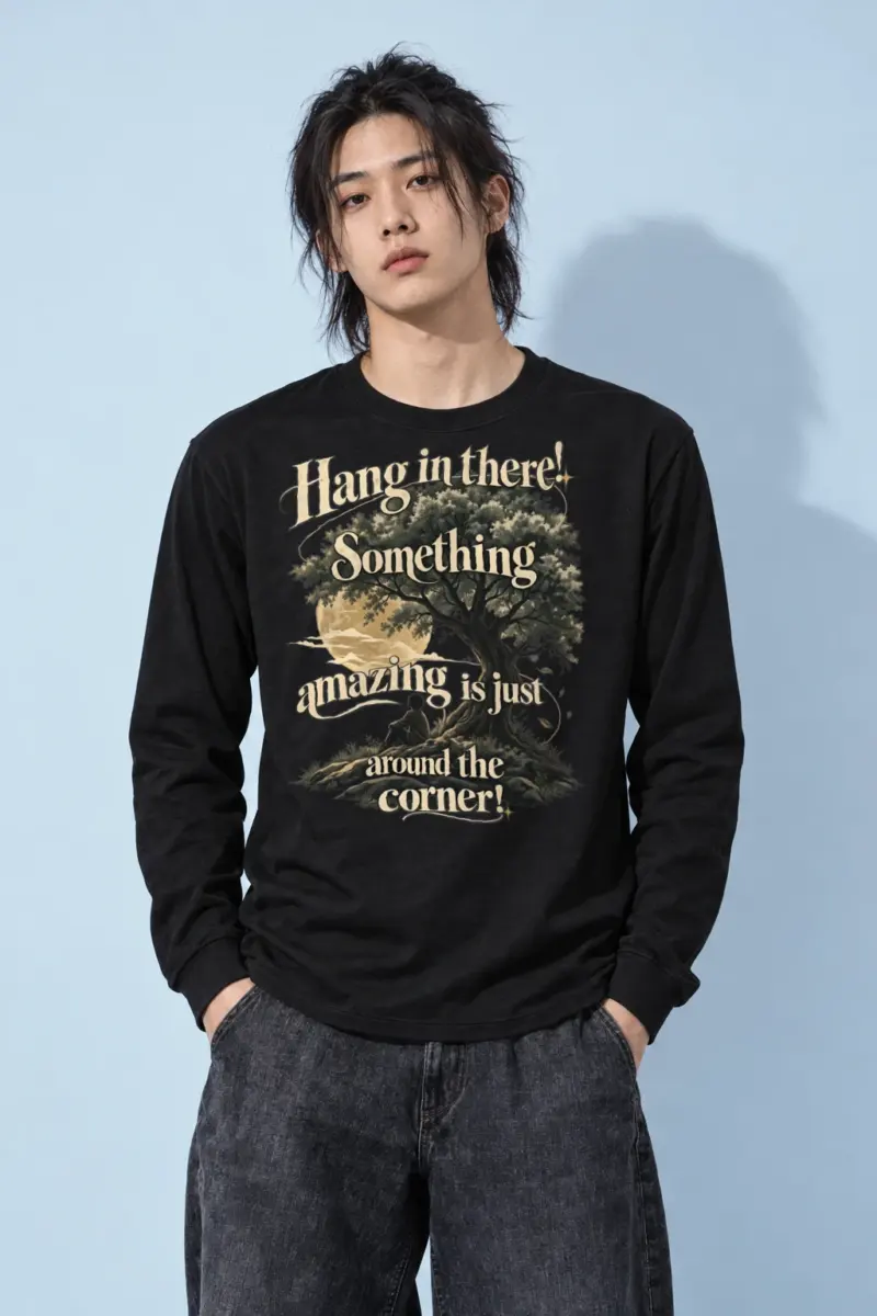 "Hang In There" Unisex Longsleeve T-shirt