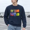 "Hangul Color Blocks" Heavy Blend Unisex Crewneck Sweatshirt
