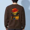 "Hanok Skyline" Heavy Blend Unisex Crewneck Sweatshirt