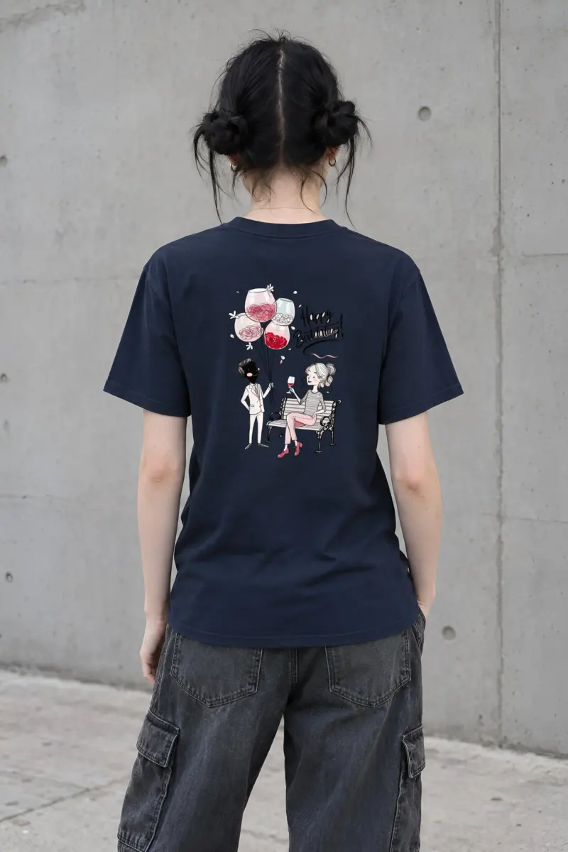 "Happy Birthday Balloons" Heavyweight Unisex Crewneck T-shirt