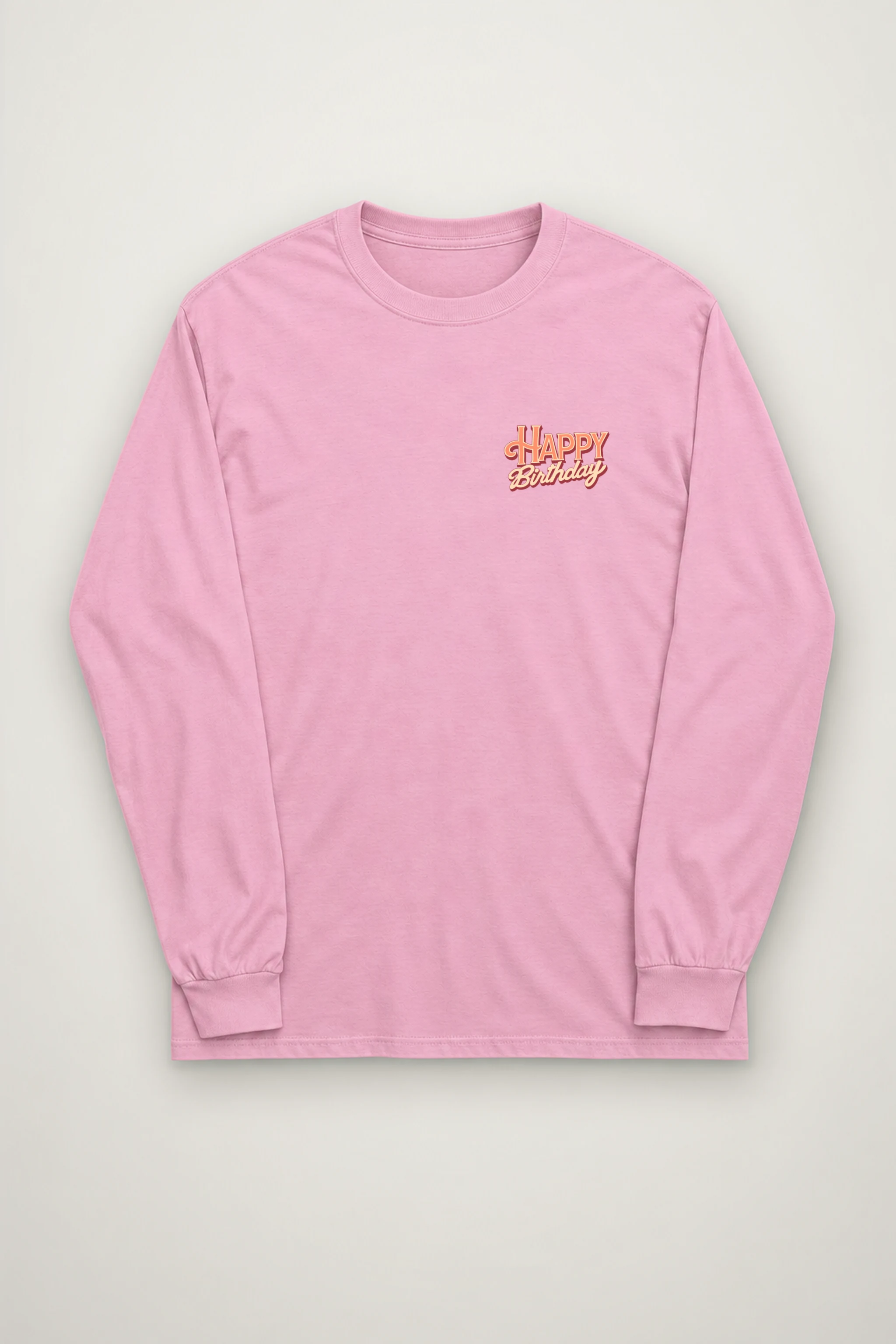"Happy Birthday Bear" Unisex Longsleeve T-shirt