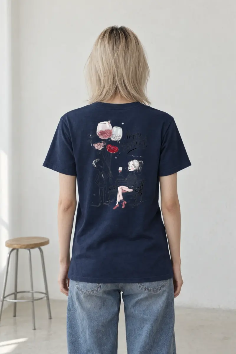 "Happy Birthday Couple" Heavyweight Unisex Crewneck T-shirt | Gildan 5000