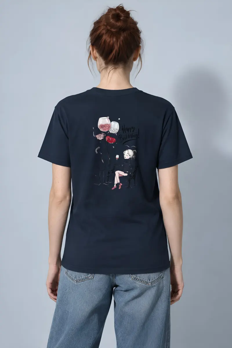 "Happy Birthday Couple" Heavyweight Unisex Crewneck T-shirt