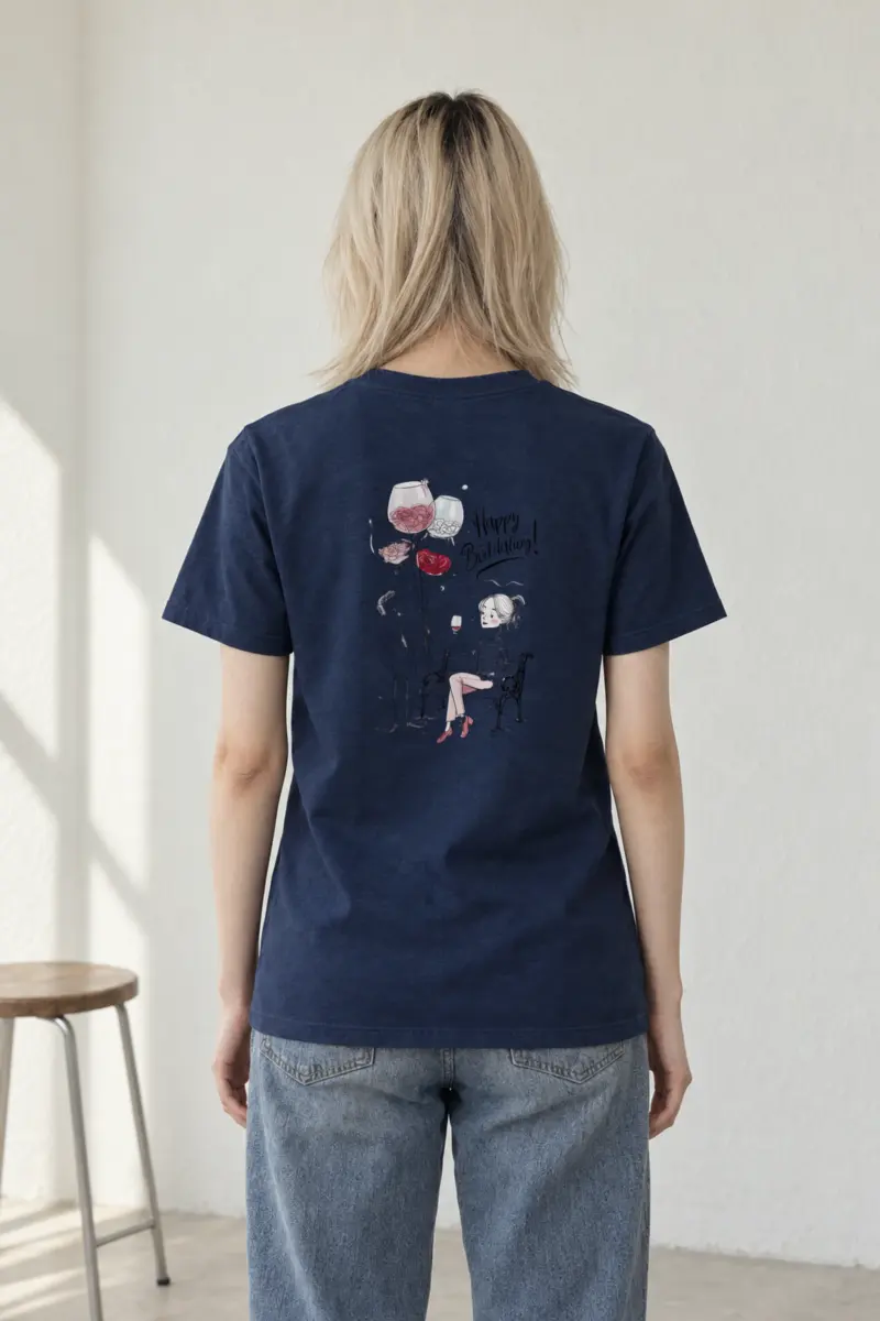 "Happy Birthday Couple" Heavyweight Unisex Crewneck T-shirt