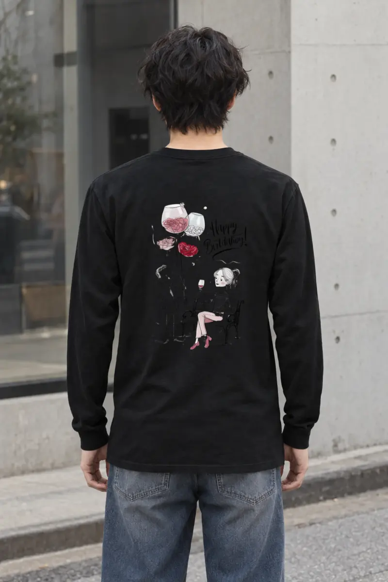 "Happy Birthday Couple" Unisex Longsleeve T-shirt