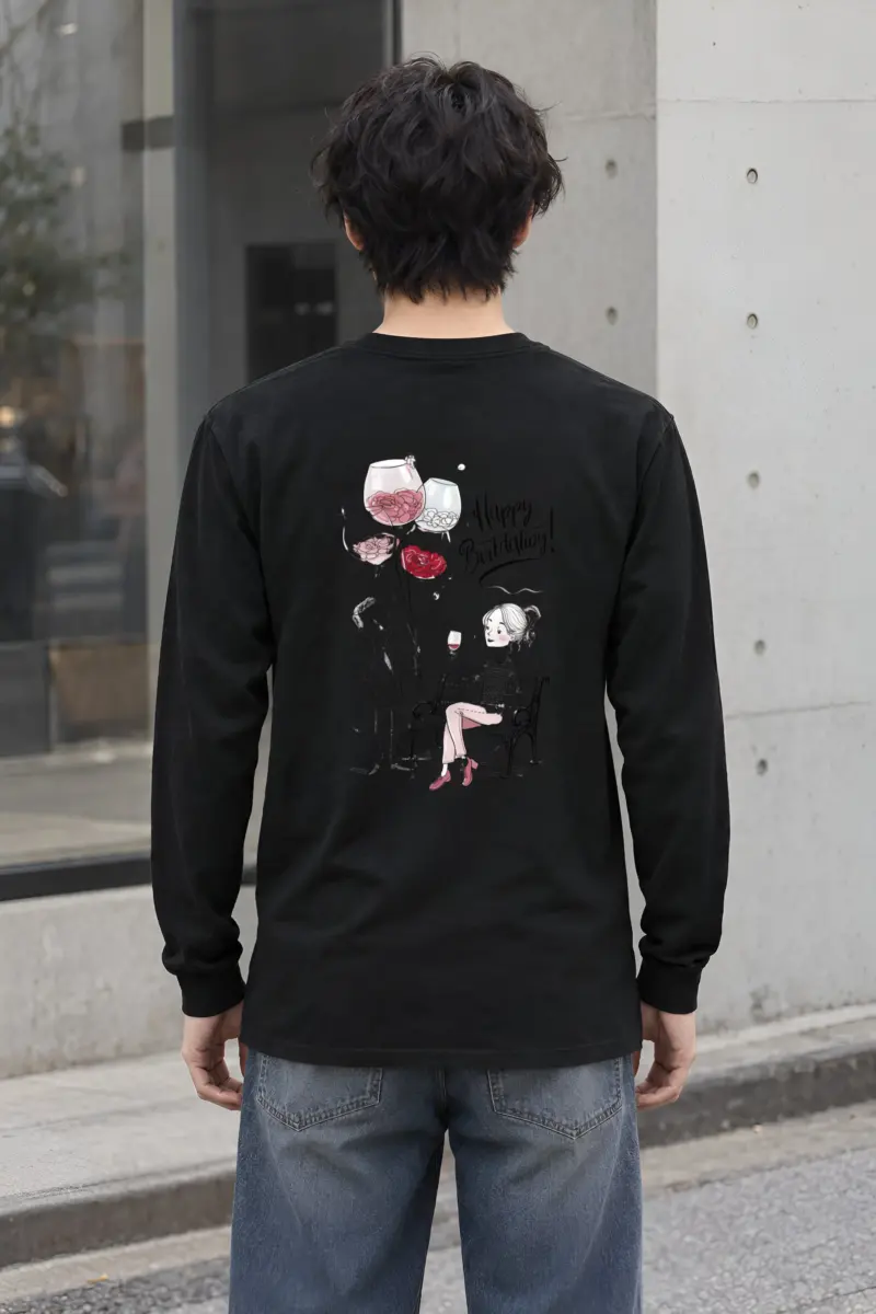 "Happy Birthday Couple" Unisex Longsleeve T-shirt