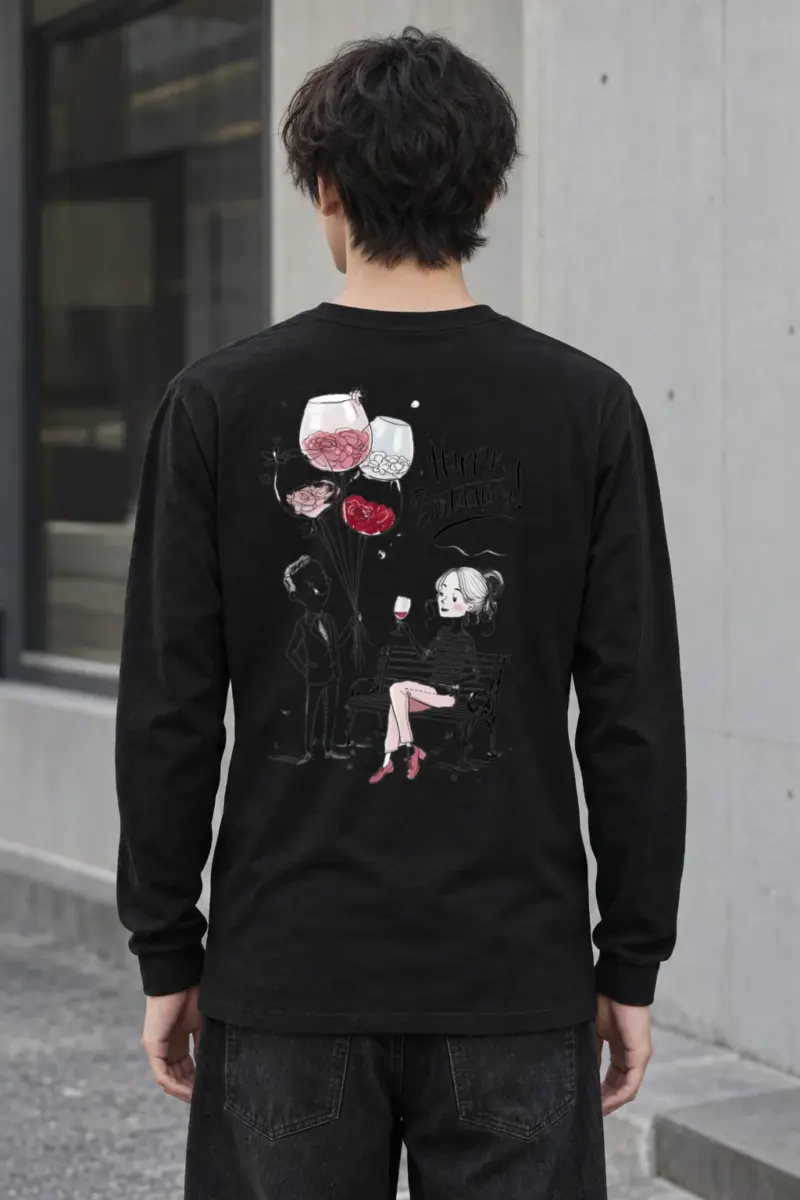 "Happy Birthday Couple" Unisex Longsleeve T-shirt | Gildan 2400