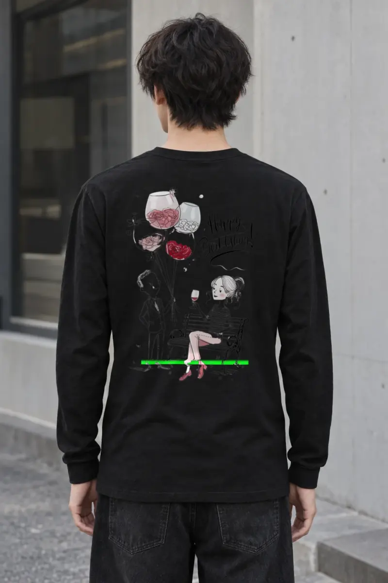"Happy Birthday Couple" Unisex Longsleeve T-shirt | Gildan 2400