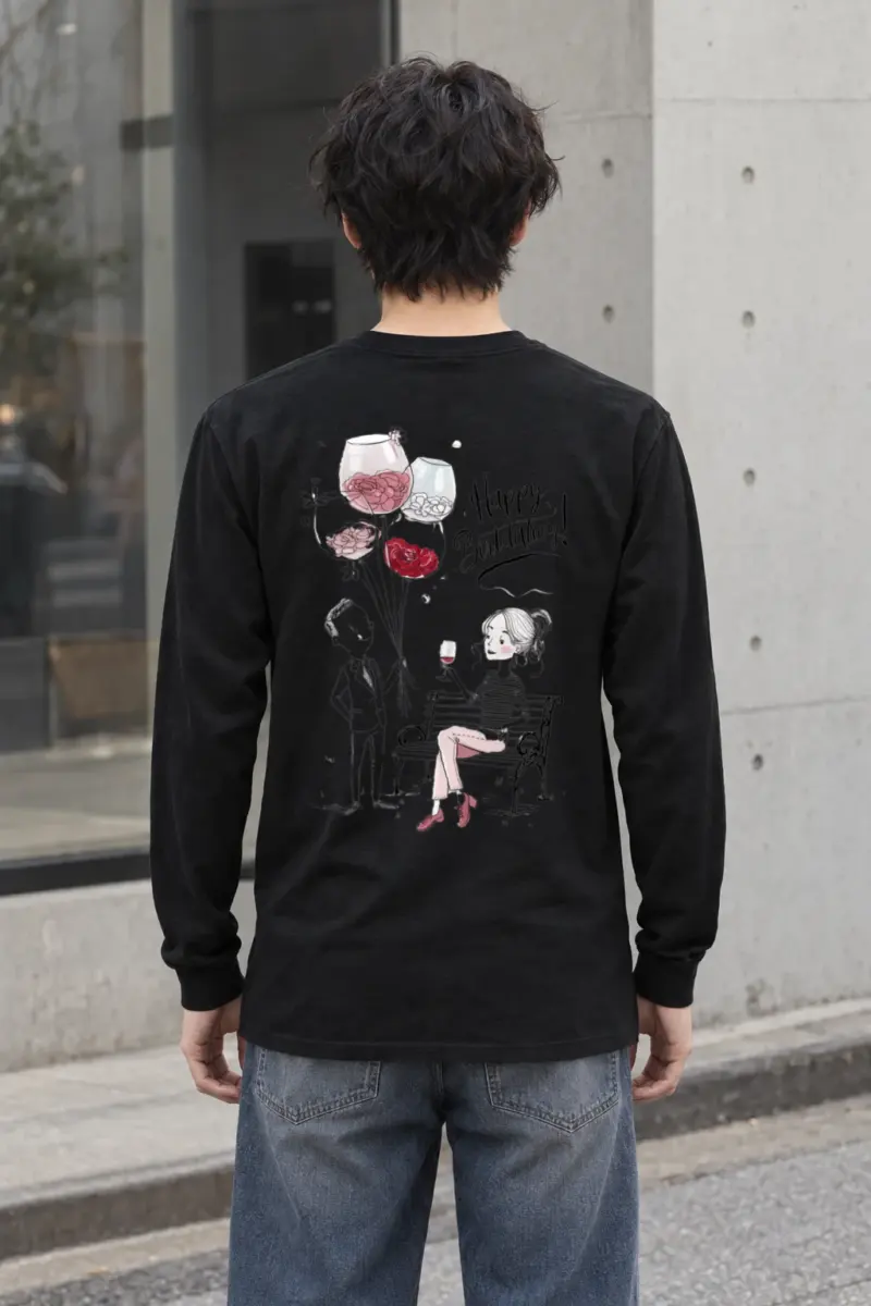 "Happy Birthday Couple" Unisex Longsleeve T-shirt