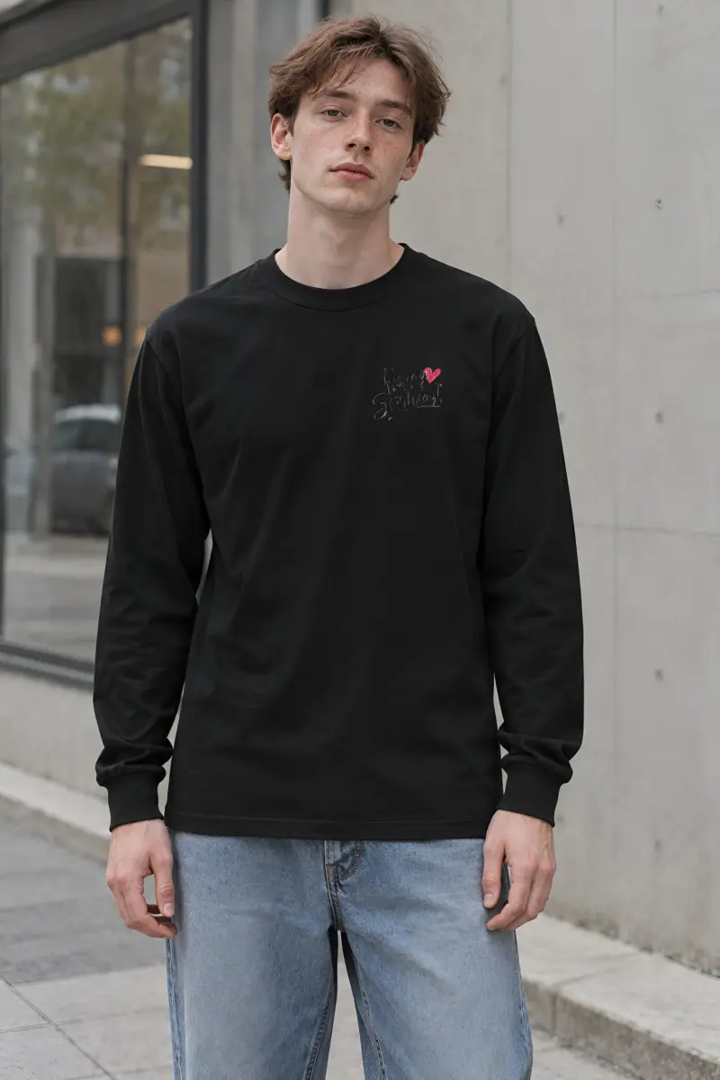 "Happy Birthday Couple" Unisex Longsleeve T-shirt
