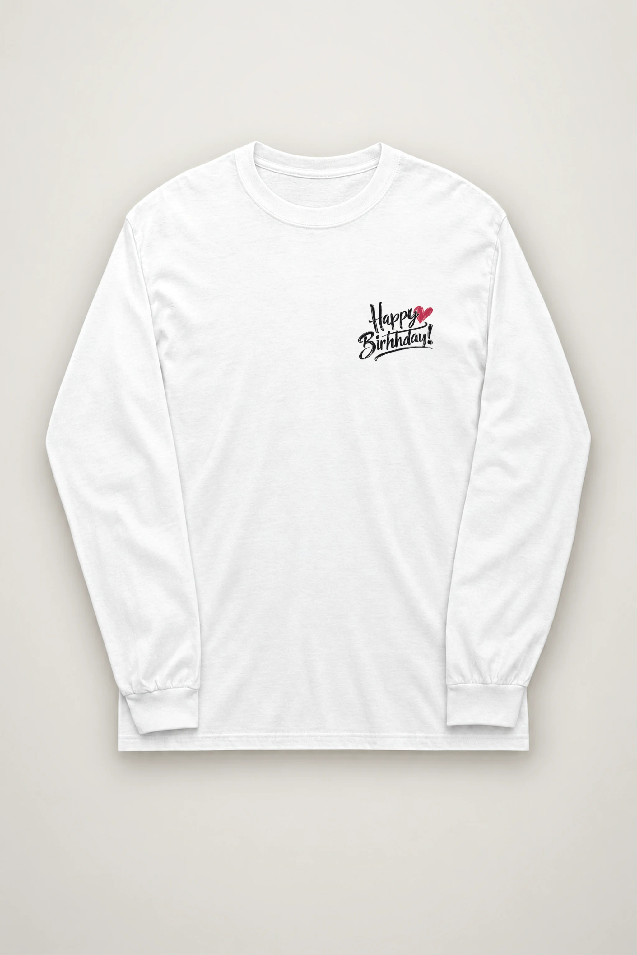 "Happy Birthday Couple" Unisex Longsleeve T-shirt