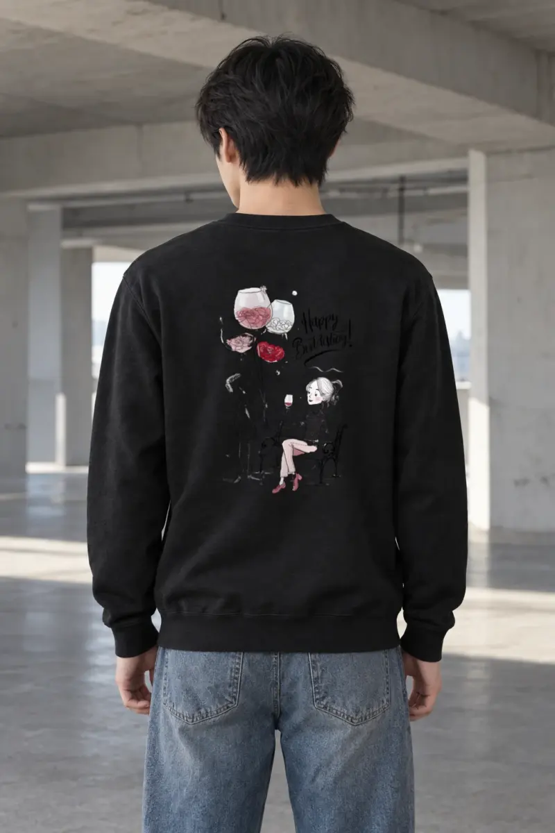 "Happy Birthday" Heavy Blend Unisex Crewneck Sweatshirt