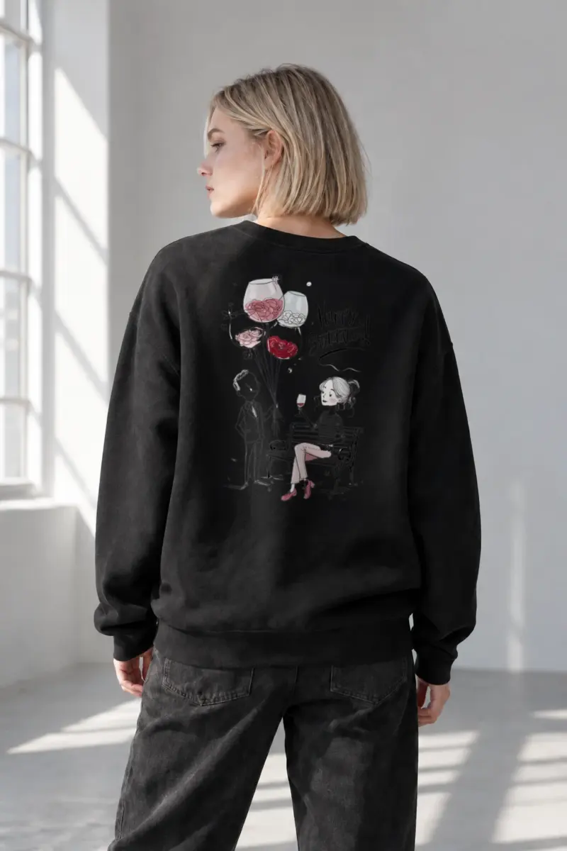 “Happy Birthday” Heavy Blend Unisex Crewneck Sweatshirt | Gildan 18000