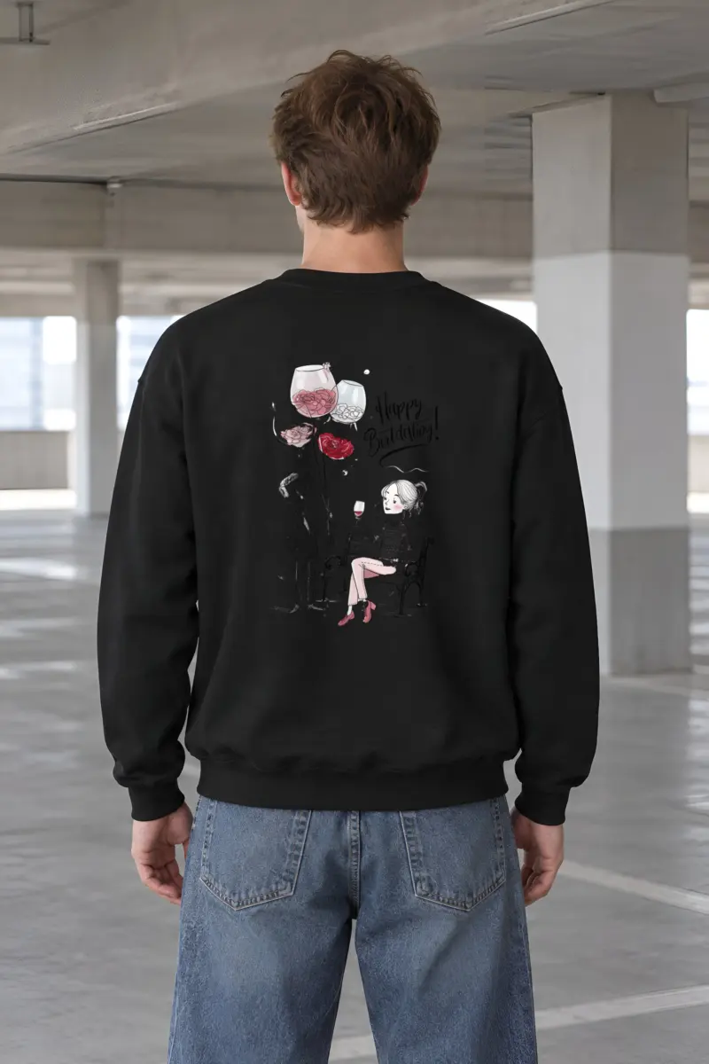 "Happy Birthday" Heavy Blend Unisex Crewneck Sweatshirt