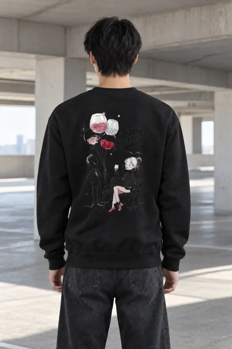 "Happy Birthday" Heavy Blend Unisex Crewneck Sweatshirt | Gildan 18000