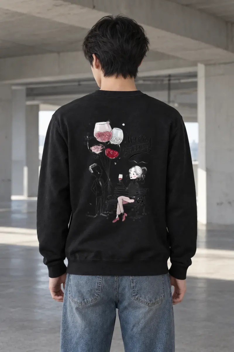 "Happy Birthday" Heavy Blend Unisex Crewneck Sweatshirt