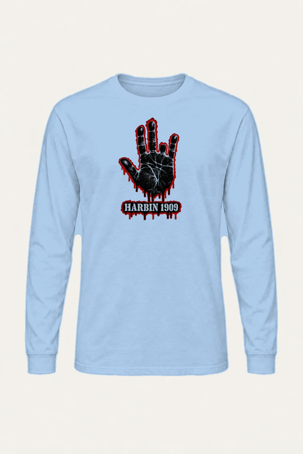 "Harbin 1909 Handprint" Unisex Longsleeve T-shirt | Gildan 2400